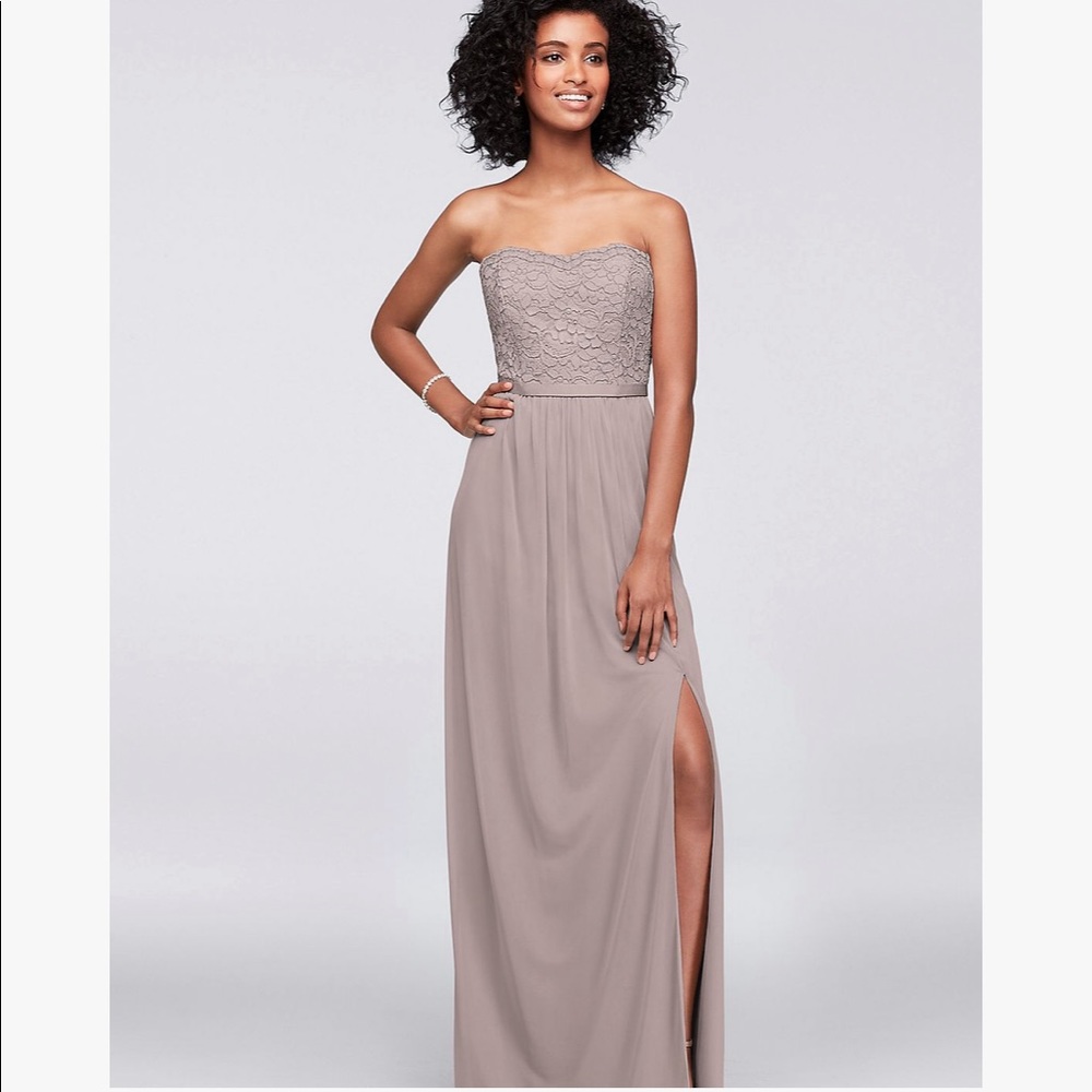 Bridesmaids Strapless Cameo Dress